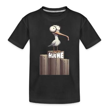 Fais-moi un câlin! Fais-moi un câlin - T-shirt bio Premium Enfant - noir - Devant
