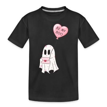 be my boo -idée cadeau saint Valentin - T-shirt bio Premium Enfant - noir - Devant