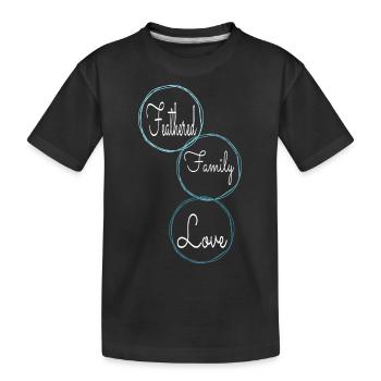 idée de cadeau d’anniversaire photographie d’oiseaux - T-shirt bio Premium Enfant - noir - Devant