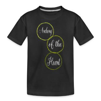 archery community relationship goals - Kinder Premium Bio T-Shirt - Schwarz - Vorne
