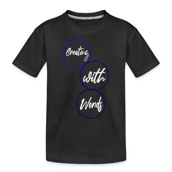 authorship originality jokes writing process - Kinder Premium Bio T-Shirt - Schwarz - Vorne