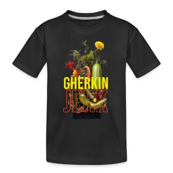 IMG 7157 - Kinder Premium Bio T-Shirt - Schwarz - Vorne