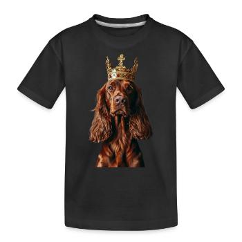 Irish Setter - Kinder Premium Bio T-Shirt - Schwarz - Vorne