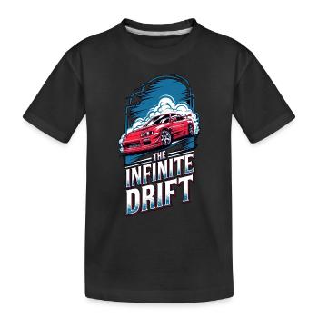 Infinite Drift - Autorennen - Kinder Premium Bio T-Shirt - Schwarz - Vorne