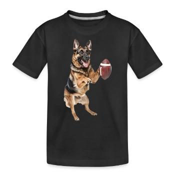 Berger allemand - T-shirt bio Premium Enfant - noir - Devant