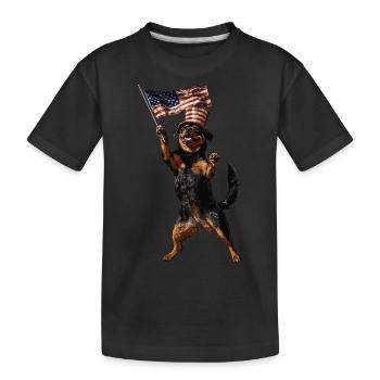 Rottweiler - Kinder Premium Bio T-Shirt - Schwarz - Vorne
