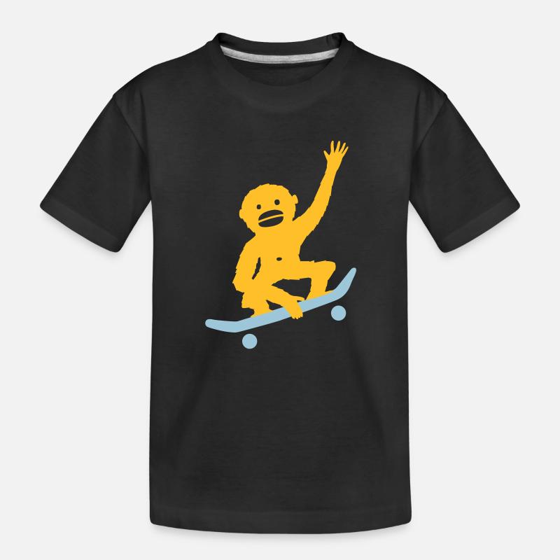 MONKEY BUSINESS - Kinder Premium Bio T-Shirt - Schwarz