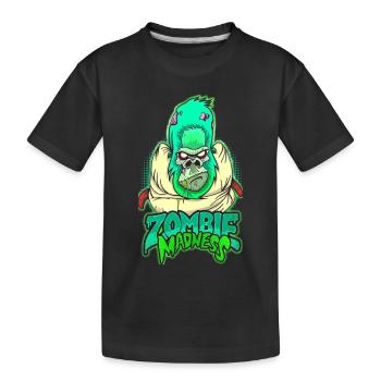 Zombie Gorilla - T-shirt bio Premium Enfant - noir - Devant