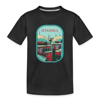 Majesté d'Istanbul: Mosquée sublime - T-shirt bio Premium Enfant - noir - Devant