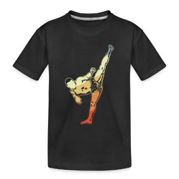 Kickboxer Vintage Look - T-shirt bio Premium Enfant - noir - Devant