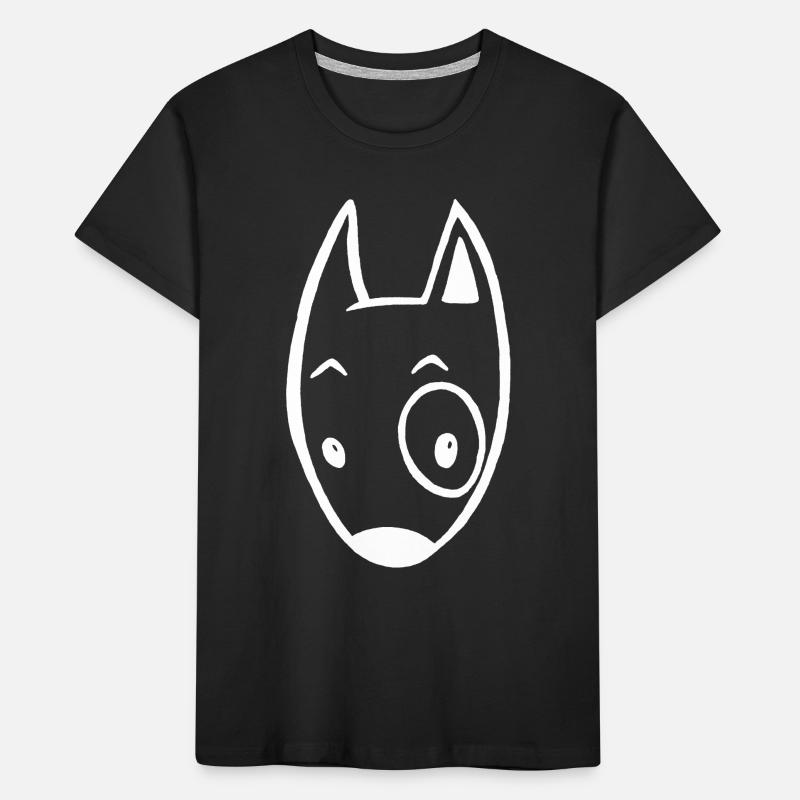 Petit chien blanc T-shirt bio Premium Enfant