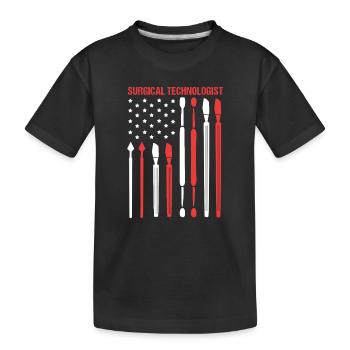Chirurgie chirurgicale CTA - T-shirt bio Premium Enfant - noir - Devant