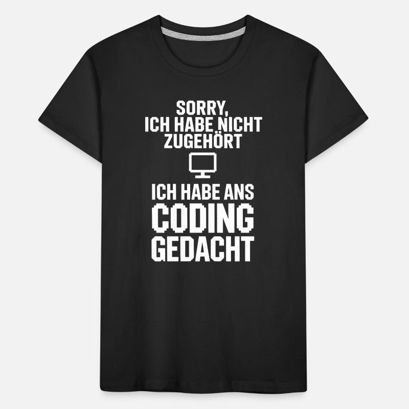 Sorry Coding Head Kids' Premium Organic T-Shirt