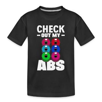 Regardez mon filament d’impression 3D amusant en ABS - T-shirt bio Premium Enfant - noir - Devant