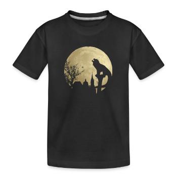 Cathédrale d’Aix-la-Chapelle Moon Bahkauv - T-shirt bio Premium Enfant - noir - Devant