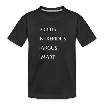 Nils - Kinder Premium Bio T-Shirt - Schwarz - Vorne