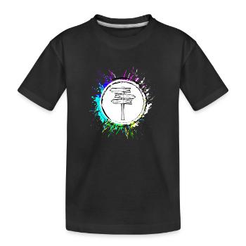 Guide de voyage - T-shirt bio Premium Enfant - noir - Devant