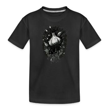 Ail - T-shirt bio Premium Enfant - noir - Devant