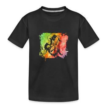 Judo - Kinder Premium Bio T-Shirt - Schwarz - Vorne