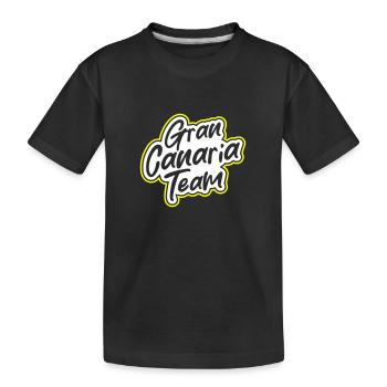 Gran Canaria Team - Kids' Premium Organic T-Shirt - black - Front