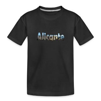 Alicante, ville méditerranéenne sur la Costa Blanca - T-shirt bio Premium Enfant - noir - Devant