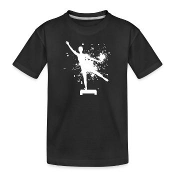Fitness Fitness Training Aérobie Fitness - T-shirt bio Premium Enfant - noir - Devant