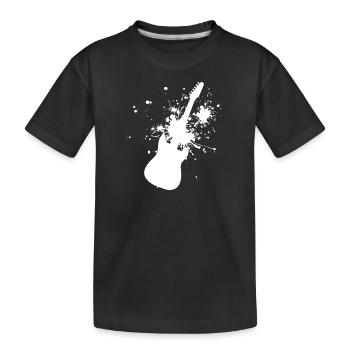 Guitariste Guitariste Guitariste Hommes Femmes - T-shirt bio Premium Enfant - noir - Devant