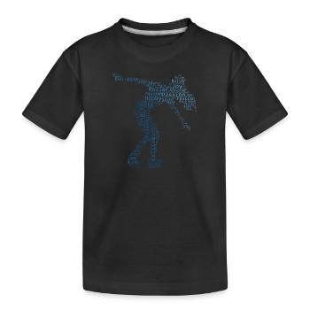 Roller Skating Damen Herren Roller Skates Roller S - Kinder Premium Bio T-Shirt - Schwarz - Vorne