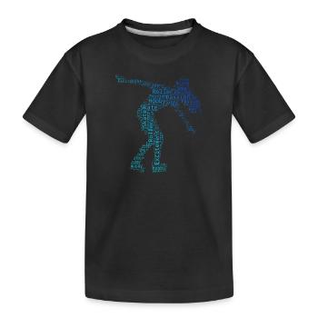 Roller Skating Herren Roller Skates Damen Roller S - Kinder Premium Bio T-Shirt - Schwarz - Vorne