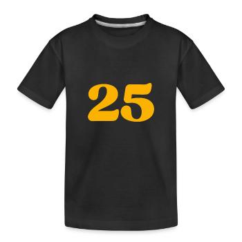 25 - Kids' Premium Organic T-Shirt - black - Front