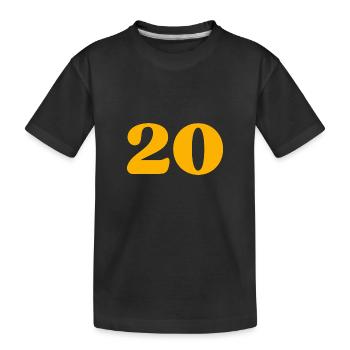 20 - T-shirt bio Premium Enfant - noir - Devant
