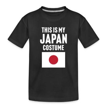 C’est mon costume japonais - T-shirt bio Premium Enfant - noir - Devant