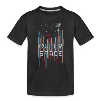 Outer Space 01 - T-shirt bio Premium Enfant - noir - Devant