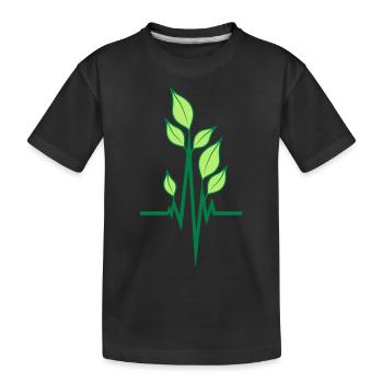 Impulsion écologique végétalienne - T-shirt bio Premium Enfant - noir - Devant