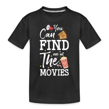 Cinema Screen Hollywood Film Festival - Kids' Premium Organic T-Shirt - black - Front