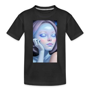 Space Sisters Numéro 1 - T-shirt bio Premium Enfant - noir - Devant