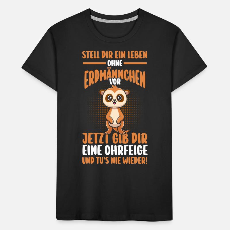 Erdmännchen Kinder Premium Bio T-Shirt