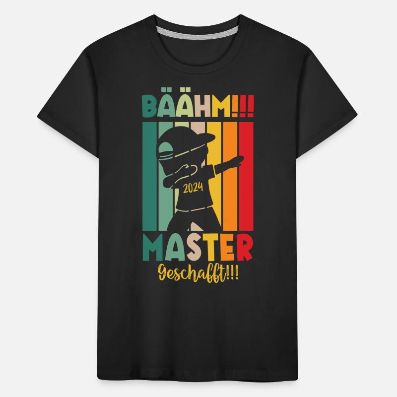 Master Masterabsolvent Masterabschluss Geschenk Kinder Premium Bio T-Shirt