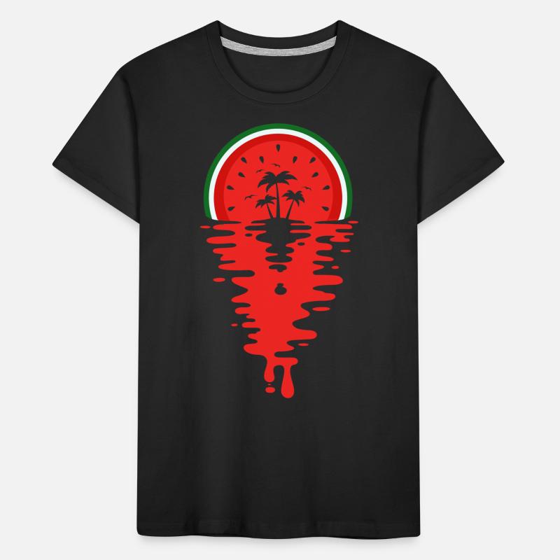 Jus de pastèque coucher de soleil T-shirt bio Premium Enfant