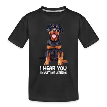 Rottweiler - T-shirt bio Premium Enfant - noir - Devant