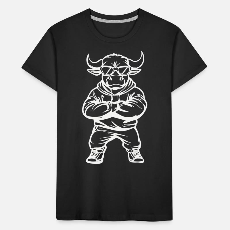 Taurus Comic Cool Kids' Premium Organic T-Shirt