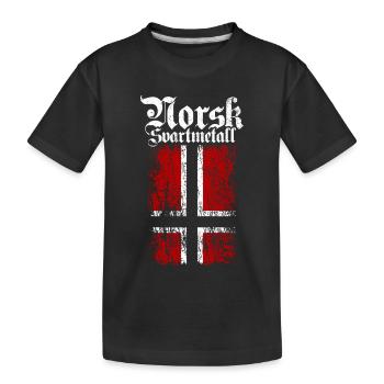 (Trve) Black Metal norvégien - Norsk Svartmetall - T-shirt bio Premium Enfant - noir - Devant