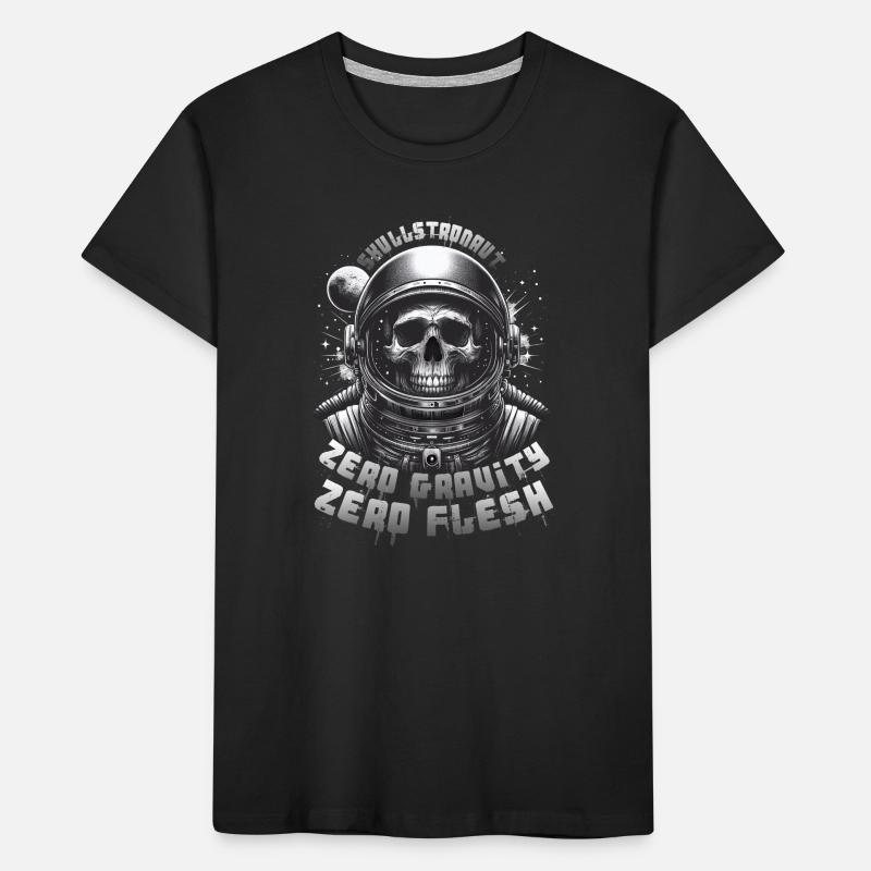 Skull Astronaut: Skullstronaut, Zero Gravity Kids' Premium Organic T-Shirt