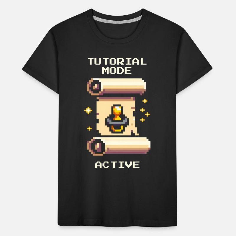 Tutorialmodus aktiv | Eltern im Lernlevel Kinder Premium Bio T-Shirt