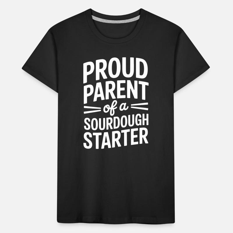 Stolzer Elternteil eines Sauerteigstarters Kinder Premium Bio T-Shirt
