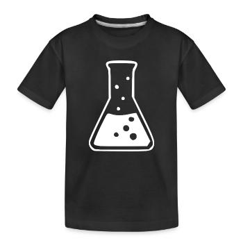 Chemie_Symbol_schwarzweiss_Wissenschaft_science - T-shirt bio Premium Enfant - noir - Devant