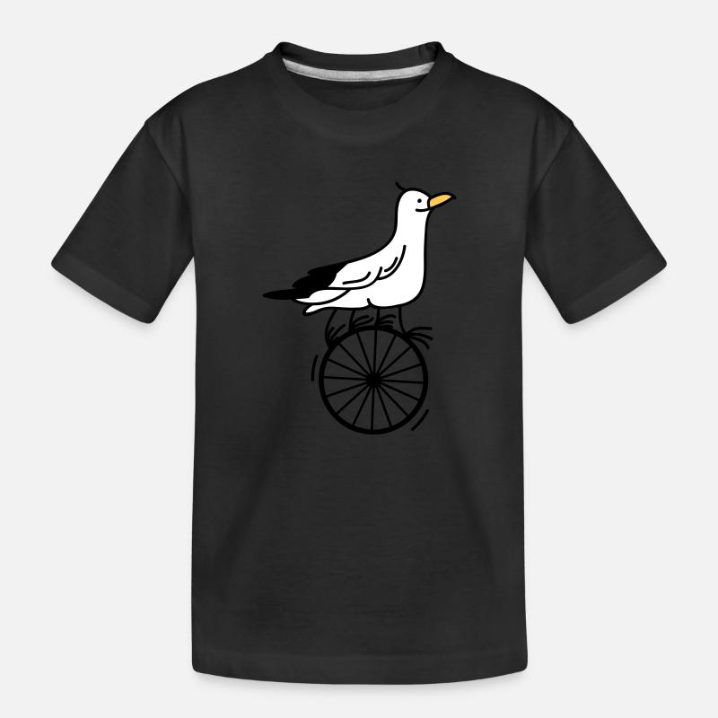 gifted gull - T-shirt bio Premium Enfant - noir