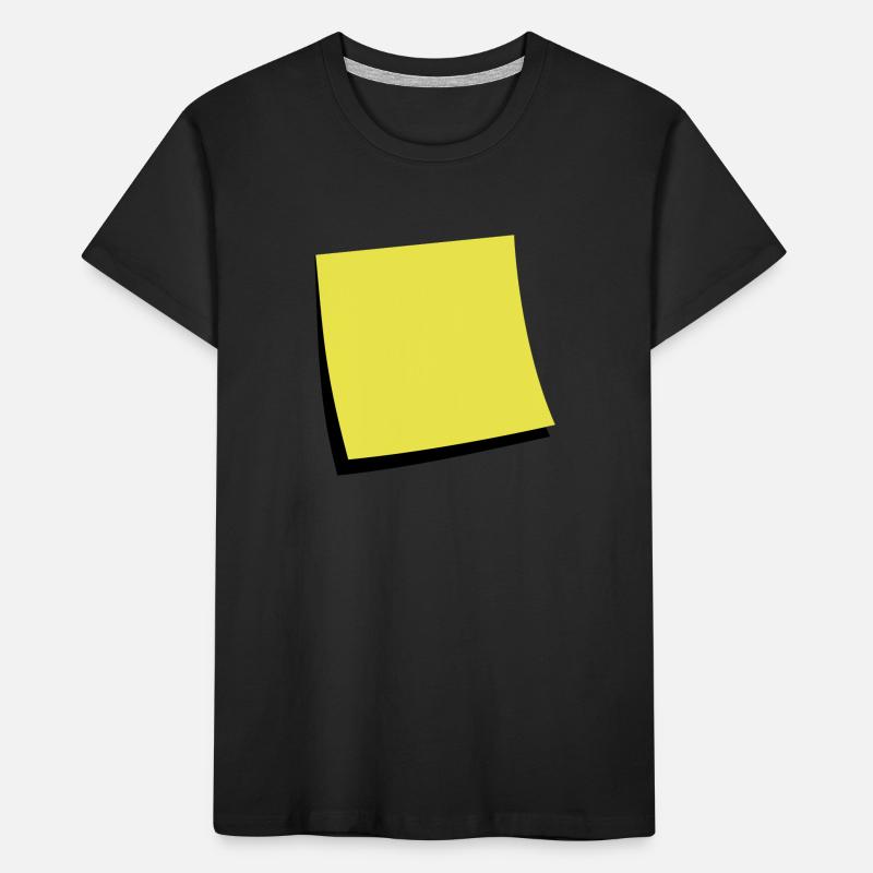 sticky note - add text Kids' Premium Organic T-Shirt