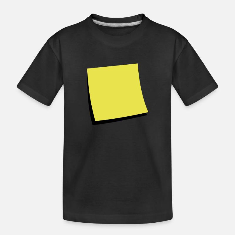 sticky note - add text - T-shirt bio Premium Enfant - noir