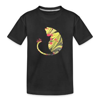 fahrrad e 114 - Kinder Premium Bio T-Shirt - Schwarz - Vorne